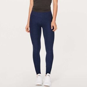 LULULEMON Rush Hour Tight Heathered Hero Blue Women’s Size 6